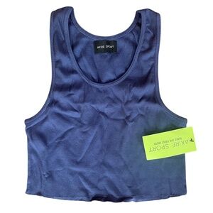Akire Sport The Perfect Tank Vintage Navy Size Large NWT